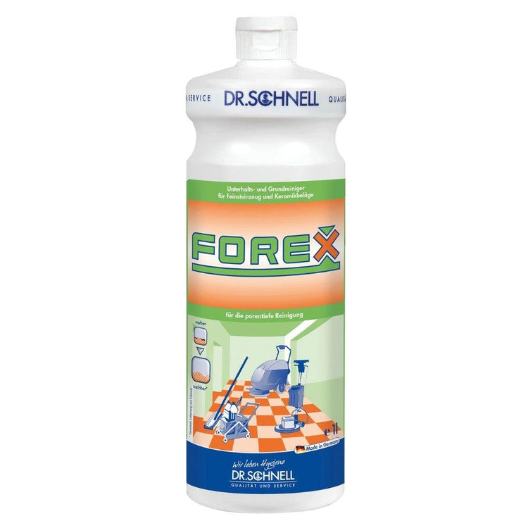Dr. Schnell FOREX Alkalischer Unterhalts- und Grundreiniger für Feinsteinzeug und Keramikbeläge