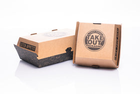 Hamburgerboxen aus Wellpappe
