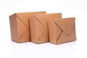 Nudelboxen aus Kraftpapier