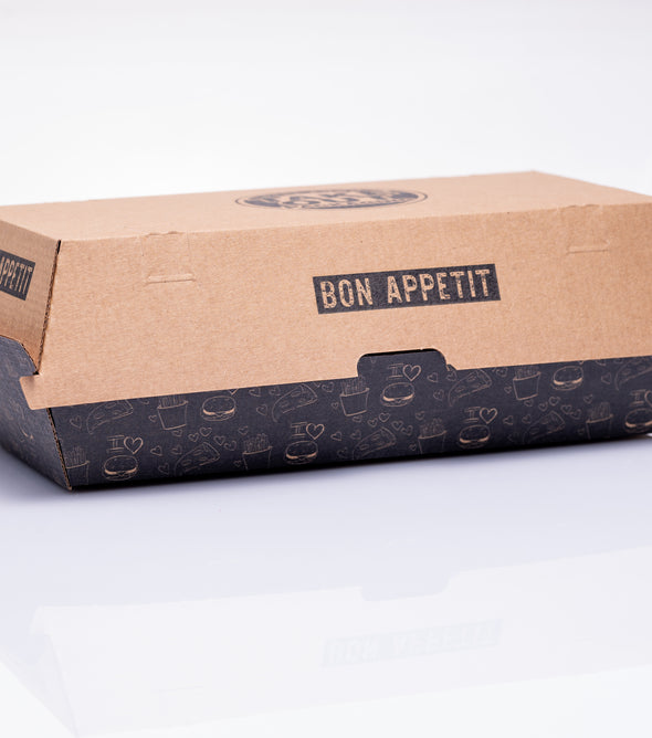 Lunchbox aus Wellpappe