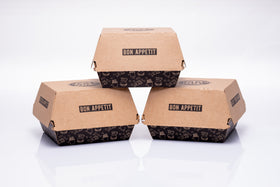 Hamburgerboxen aus Wellpappe