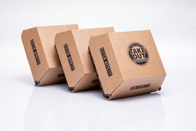 Hamburgerboxen aus Wellpappe