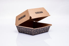 Hamburgerboxen aus Wellpappe