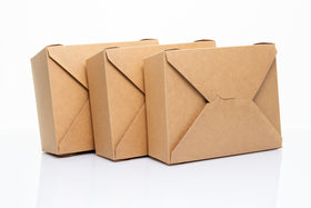Nudelboxen aus Kraftpapier