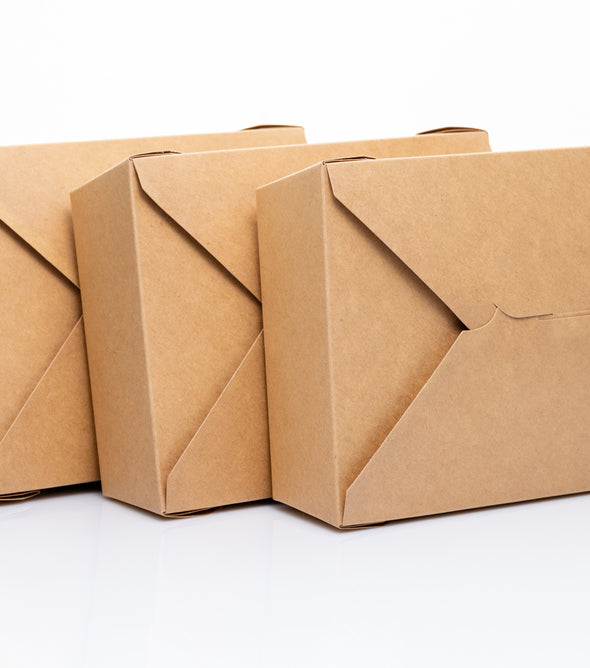Nudelboxen aus Kraftpapier