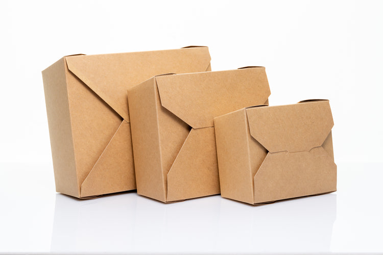 Nudelboxen aus Kraftpapier