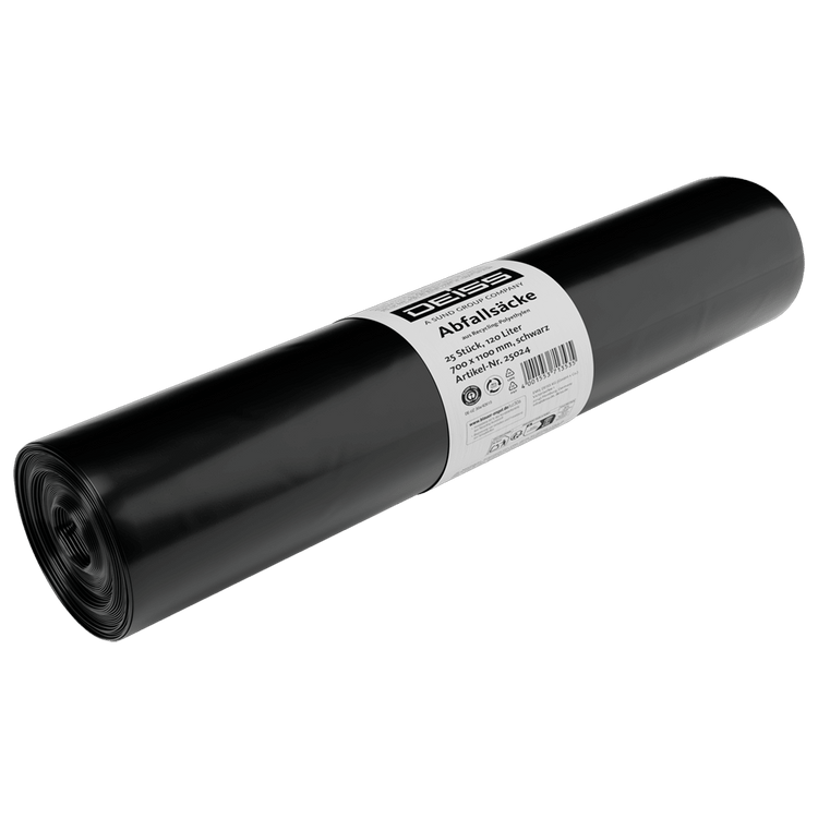 DEISS 25024 - 700x1100 mm Typ 60 schwarz | Rolle (25 Stück)