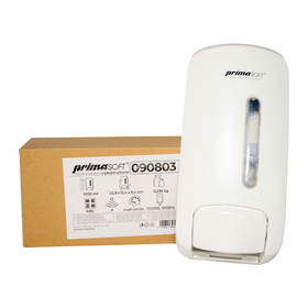 Primasoft Schaumseifenspender für Kartuschen, 1000 ml – Weiß