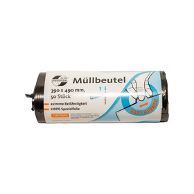 Deiss Universal Plus® Müllbeutel 44902, 15 Liter – 1 Rolle (50 Stück)