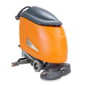 TASKI swingo 1650 BMS, Batteriebetriebene Scheuersaugmaschine für mittlere Flächen mit IntelliFlow, Radantrieb und innovativer W-förmiger Saugdüse sowie integriertem Ladegerät inkl. 4 Stück Batterie 6 V–180 Ah | Packung (1 Stück)
