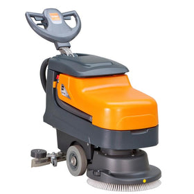 TASKI swingo 455 B BMS, Kompakte und wendige Scheuersaugmaschine, für kleine und überstellte Flächen,
 batteriebetrieben mit integriertem Ladegerät inkl. 2 Stück Batterie 12 V–50 Ah | Packung (1 Stück)