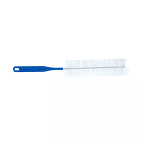 AMPri Urinflaschenbürste, 37 cm - Farbe weiß/blau - 10 Stück