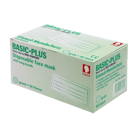 AMPri BASIC-PLUS OP Maske 3-lg. Typ II zum Binden, verschiedene Farben