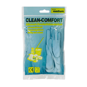 AMPri CLEAN-COMFORT Latex-Haushaltshandschuhe puderfrei, verschiedene Farben