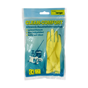 AMPri CLEAN-COMFORT Latex-Haushaltshandschuhe puderfrei, verschiedene Farben