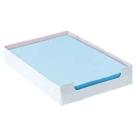 AMPri Dental Kreppauflage Tray-Filterpapier 18 x 28 cm mit Box, verschiedene Farben