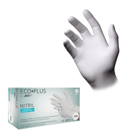 AMPri ECO-PLUS Nitrilhandschuhe puderfrei, Weiß