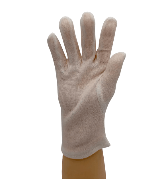 AMPri ECO-PLUS Unterziehhandschuhe Baumwolle puderfrei, weiß | Packung (12 Paare)