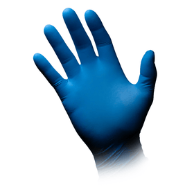AMPri MED-COMFORT BLUE ULTRA 300 Nitrilhandschuhe extra Lang puderfrei, blau