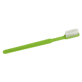 AMPri MED-COMFORT Dental PS Einmal Zahnbürste mit Zahnpasta, verschiedene Farben | Box (100 Stück)