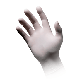 AMPri MED-COMFORT Premium Grip Latexhandschuhe, weiß | Box (100 Stück)