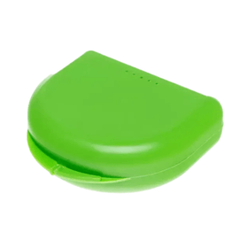 AMPri PP Dental Zahnschienendose für Erwachsene 65 x 58 x 20 cm, verschiedene Farben | Beutel (10 Stück)