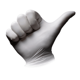 AMPri Puracomfort WHITE Nitrilhandschuhe, Weiß | Box (100 Stück)