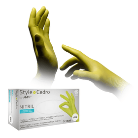 AMPri STYLE CEDRO Nitrilhandschuhe puderfrei by MED-COMFORT, Grün