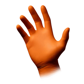 AMPri STYLE ORANGE Nitrilhandschuhe puderfrei by MED-COMFORT, Orange