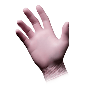 AMPri STYLE STRAWBERRY Nitrilhandschuhe puderfrei by MED-COMFORT, Rosa