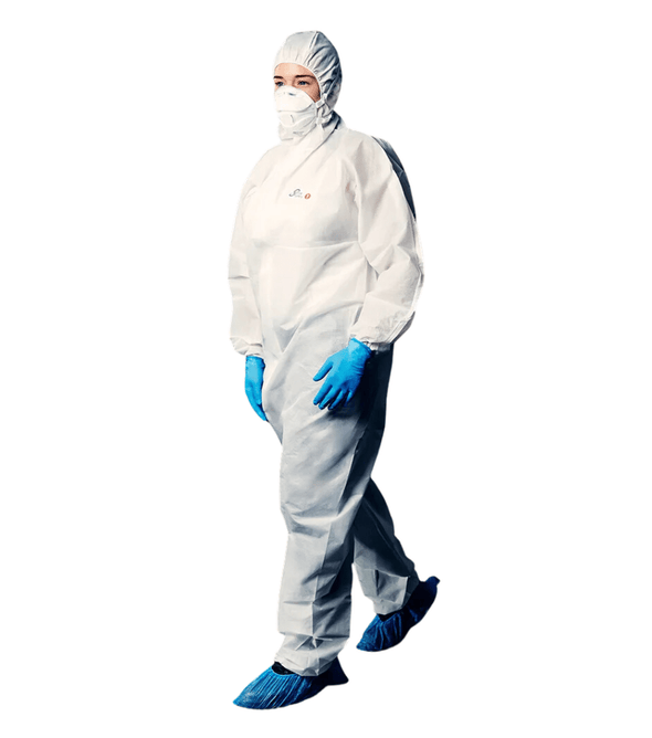AMPri SolidSafety Schutzoverall Standard 1 mit Kapuze, L - XXXL