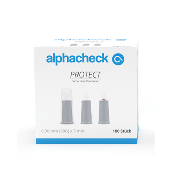 Alphacheck PROTECT Sicherheits-Pen-Nadeln, verschiedene Größen