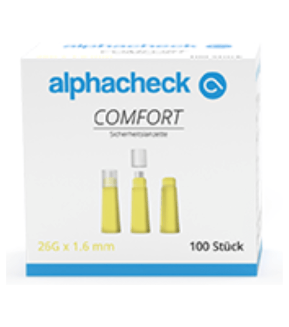 Alphacheck comfort Sicherheitslanzetten, verschiedene Größen