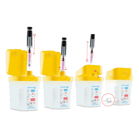 Alphacheck professional Entsorgungsbox für Pen-Nadeln | Packung (1 Stück)