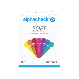 Alphacheck soft Rainbow Lanzetten, verschiedene Größen