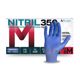 Altruan NITRIL350 Nitril Handschuhe, Einmalhandschuhe, blau - 100 Stück