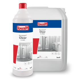 Buzil Bucasan® Clear G 463 Farbstofffreier Sanitärunterhaltsreiniger mit Geruchsblocker