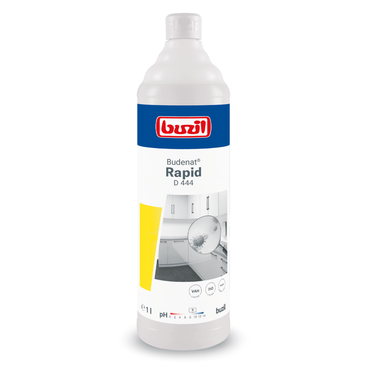 Buzil Budenat® Rapid D 444 Gebrauchsfertiges alkoholisches Schnelldesinfektionsmittel | Flasche (1 l)