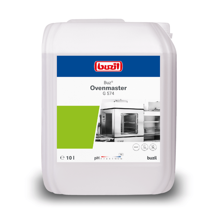 Buzil Buz® Ovenmaster G 574 Hochalkalischer Ofenreiniger Konvektomaten- und Kombidämpferreiniger | Kanister (10 l)
