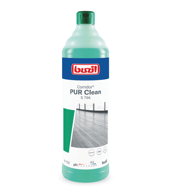 Buzil Corridor® PUR Clean S 766 Ultranetzender Bodenreiniger mit Geruchsblocker