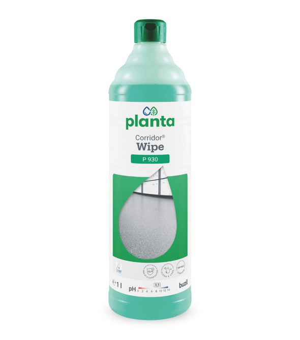 Buzil Corridor® Wipe P 930 Ökologische, polymerbasierte Wischpflege mit Geruchsblocker
