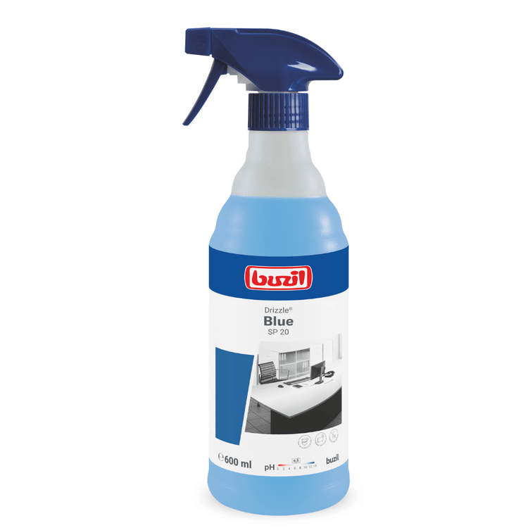Buzil Drizzle® Blue SP 20 Gebrauchsfertiger Oberflächenreiniger mit Geruchsblocker
