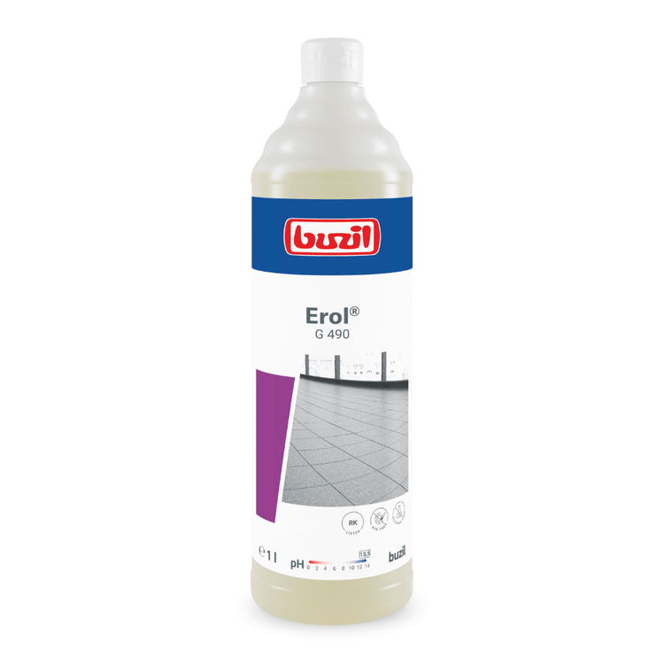 Buzil Erol® G 490 Alkalischer Intensivreiniger für Feinsteinzeugfliesen