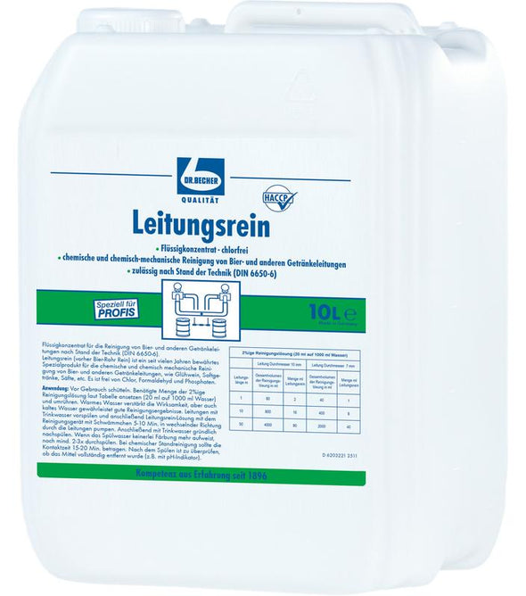 Dr. Becher Leitungsrein