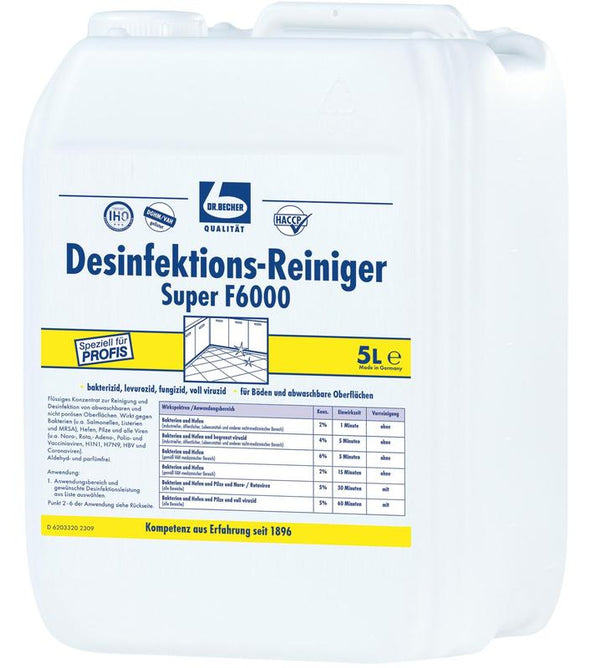 Dr. Becher Desinfektions-Reiniger Super F6000