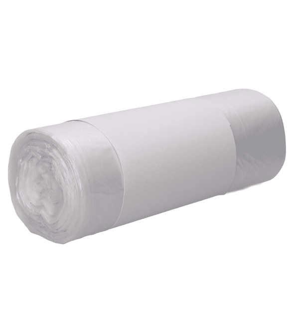 DEISS Müllbeutel aus HDPE, 59983, transparent - 30 Liter