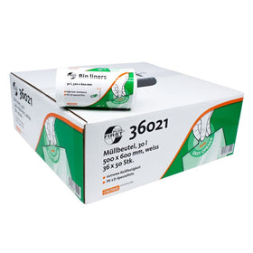 DEISS First Plus® Müllbeutel 30 Liter, Premium-LDPE, 36021