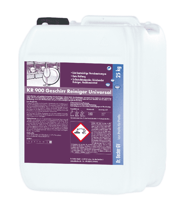 Dr. Becher KR 900 Geschirr Reiniger Universal - 12 oder 25 kg