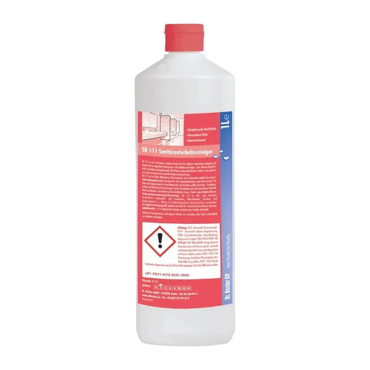 Dr. Becher SR 111 Sanitärunterhaltsreiniger - 1 Liter | Flasche (1 l)