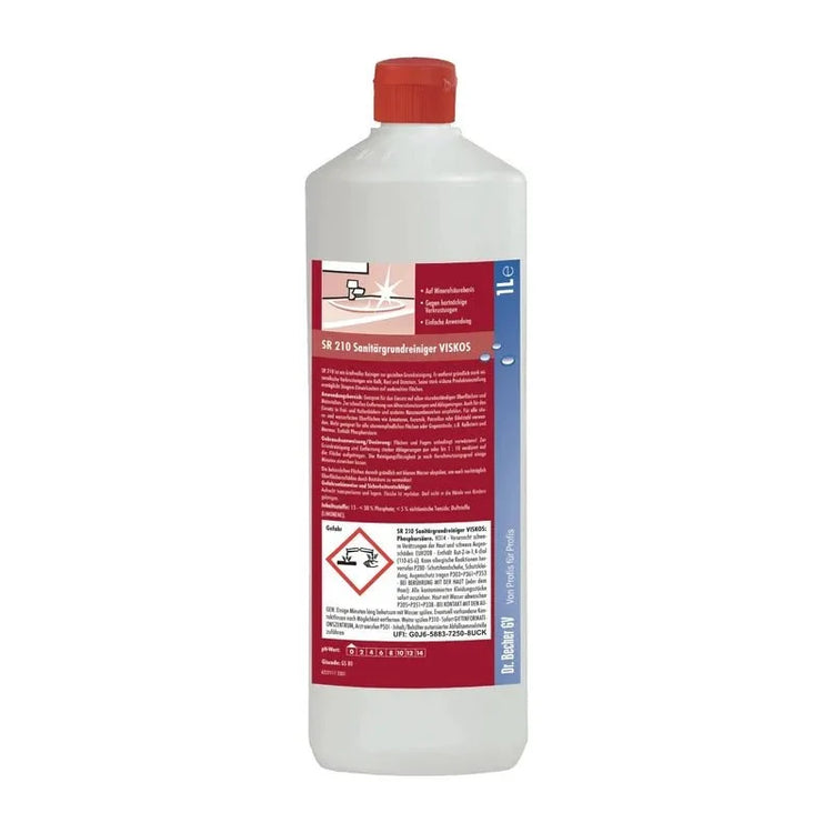 Dr. Becher SR 210 Sanitärgrundreiniger VISKOS - 1 Liter | Flasche (1 l)